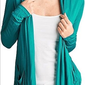 Teal Cardigan